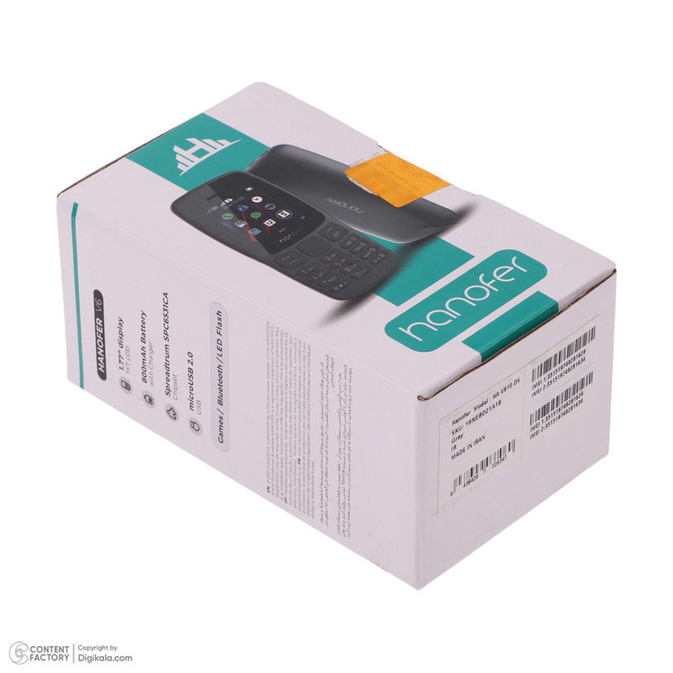 گوشی موبایل هانوفر مدل V6 دو سیم کارت ظرفیت 32 مگابایت