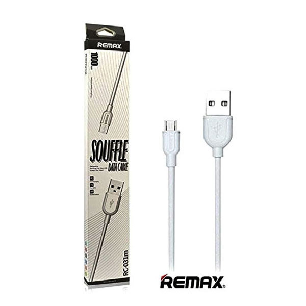 کابل تبدیل USB به microUSB ریمکس مدل RC-031m طول 1 متر
