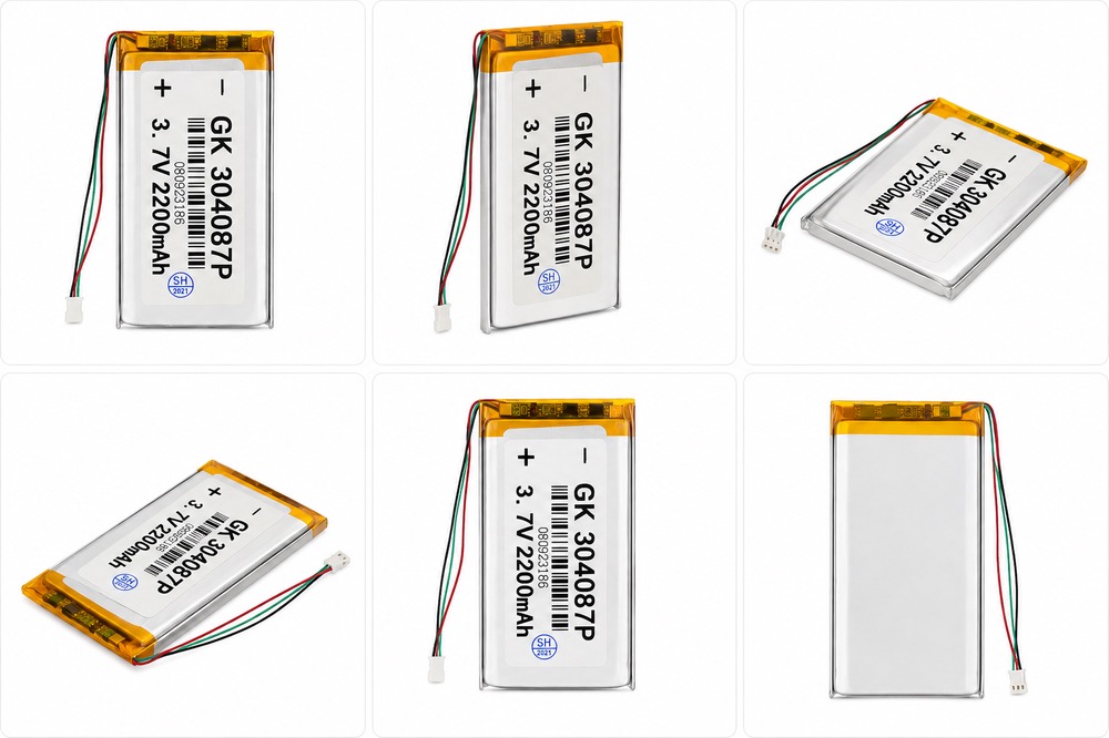 باتری تبلت چینی سه سیم با ظرفیت 2200mAh و شماره فنی مشخصه GK 304087P