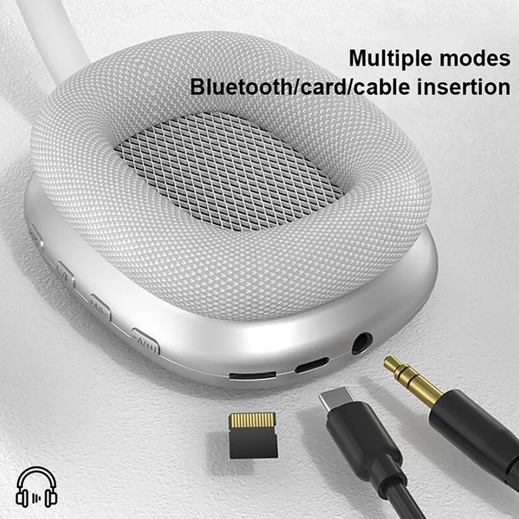 هدفون بلوتوثی مدل HEADPHONE WIRELESS STEREO P9 V5.3 بدون نویز کنسلینگ، درگاه شارژ USB Type-C، با قابلیت اتصال به 2 دستگاه همزمان، دارای باتری قابل شارژ، اتصال دوگانه (بیسیم و )، دارای نشانگر LED، دارای شیار کارت حافظه